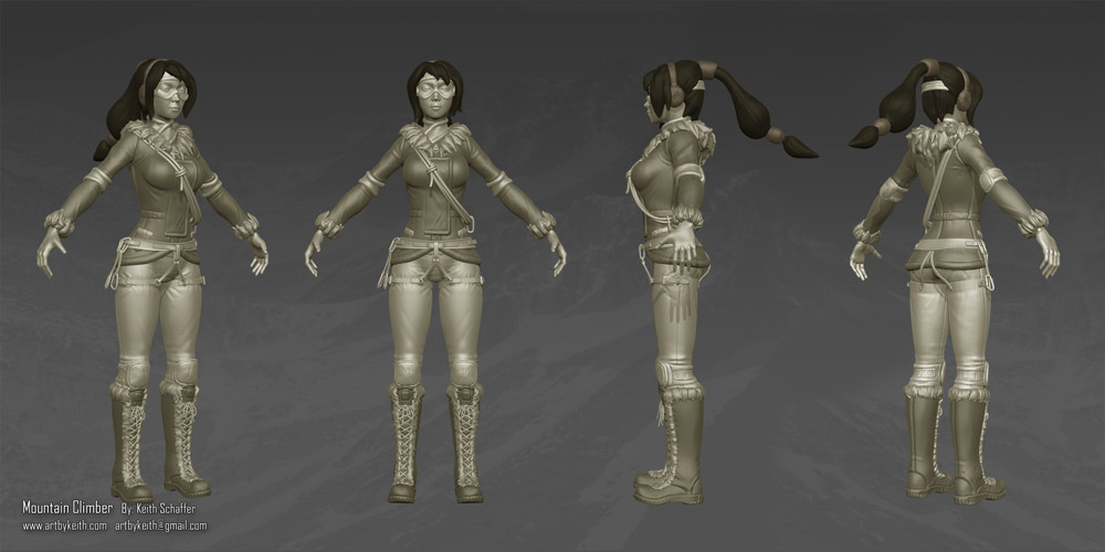 Akali Zbrush Sculpt